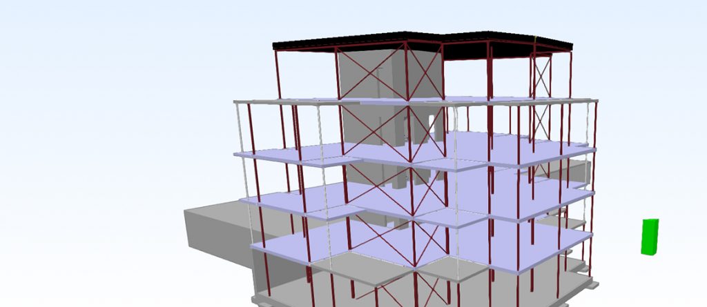 Bimsync 3D model inside building visualization for education