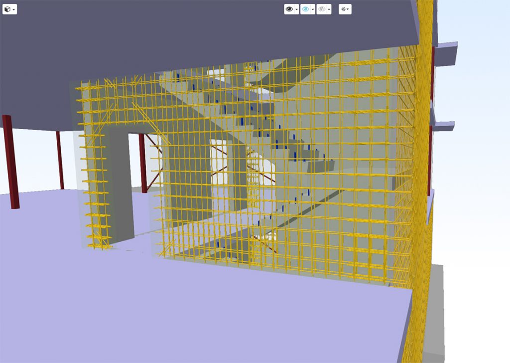 Bimsync 3D-Modell Treppe Visualisierung für Bildung