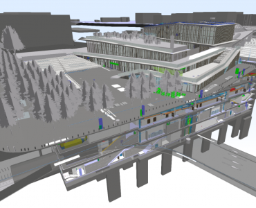 Grand Paris Express Metro line by Egis 3D model view on Bimsync