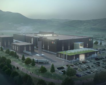 Norsk Kylling new processing plant view built with Bimsync