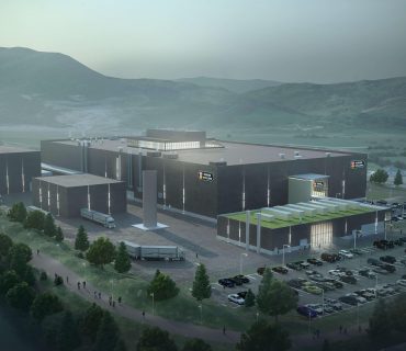 Norsk Kylling new processing plant view built with Bimsync