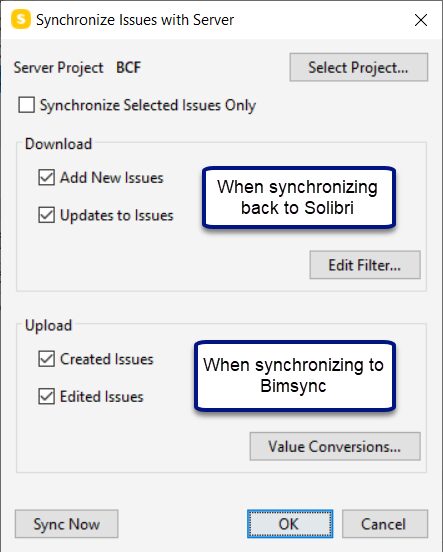 Synchronise your issues in Solibri to be integrated in Bimsync