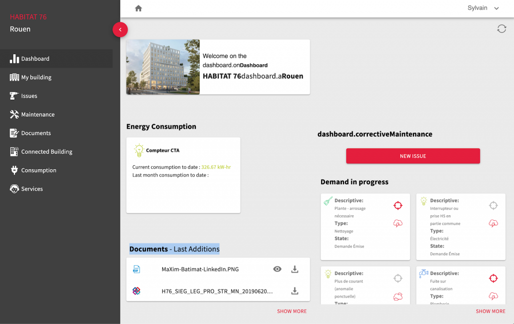 Preview screens of MaXim the upcoming Operations Maintenance online application from Groupe Legendre