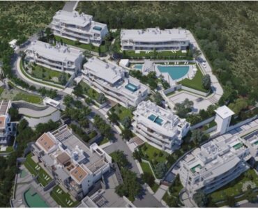 La Quinta Quercus Residential Complex 3D aerial view