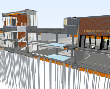 K_Dekker parking 3D model view in Bimsync