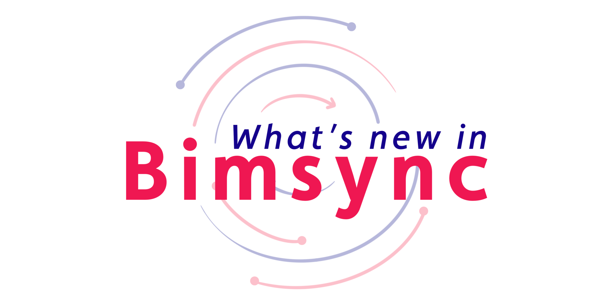 Bimsync (now Catenda) logo with 'What's new in Bimsync' written in it