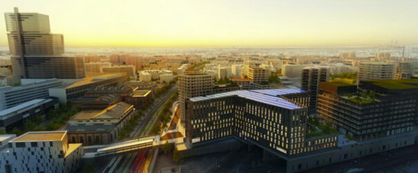 Green Office® Enjoy is located in the eco-district of ZAC Clichy Batignolles in Paris, in the 17th arrondissement