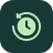 time icon in 2 catenda green colors