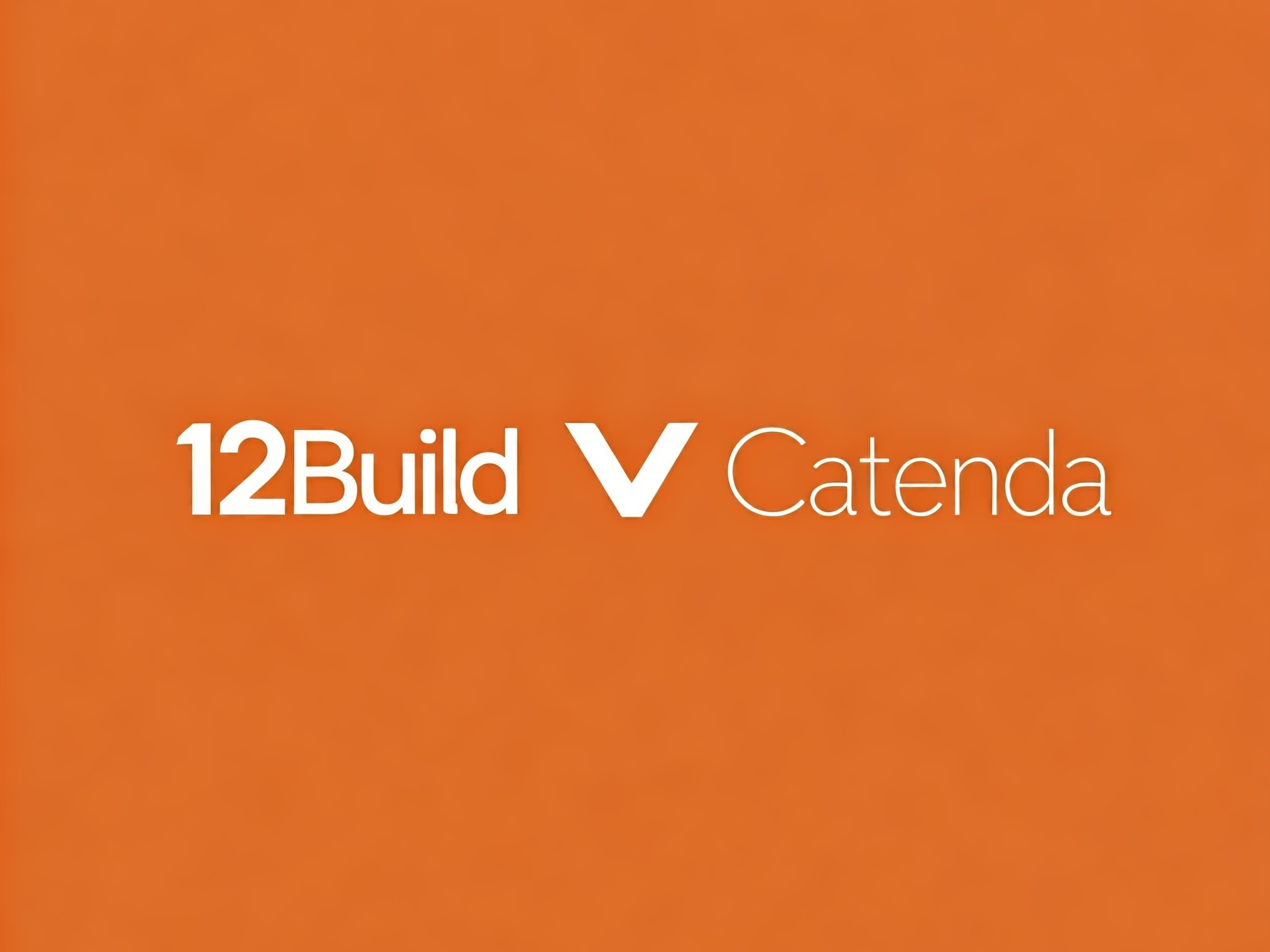 Logo of Catenda and 12Build