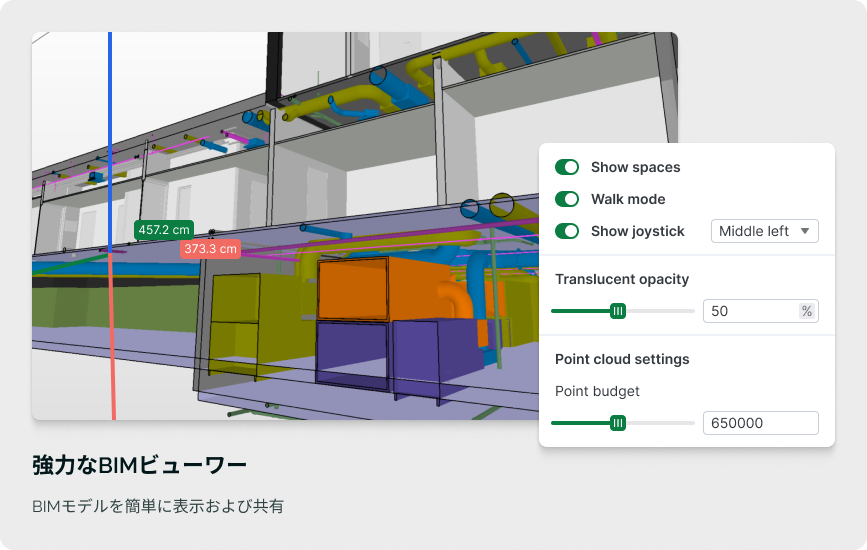 Catenda dashboard