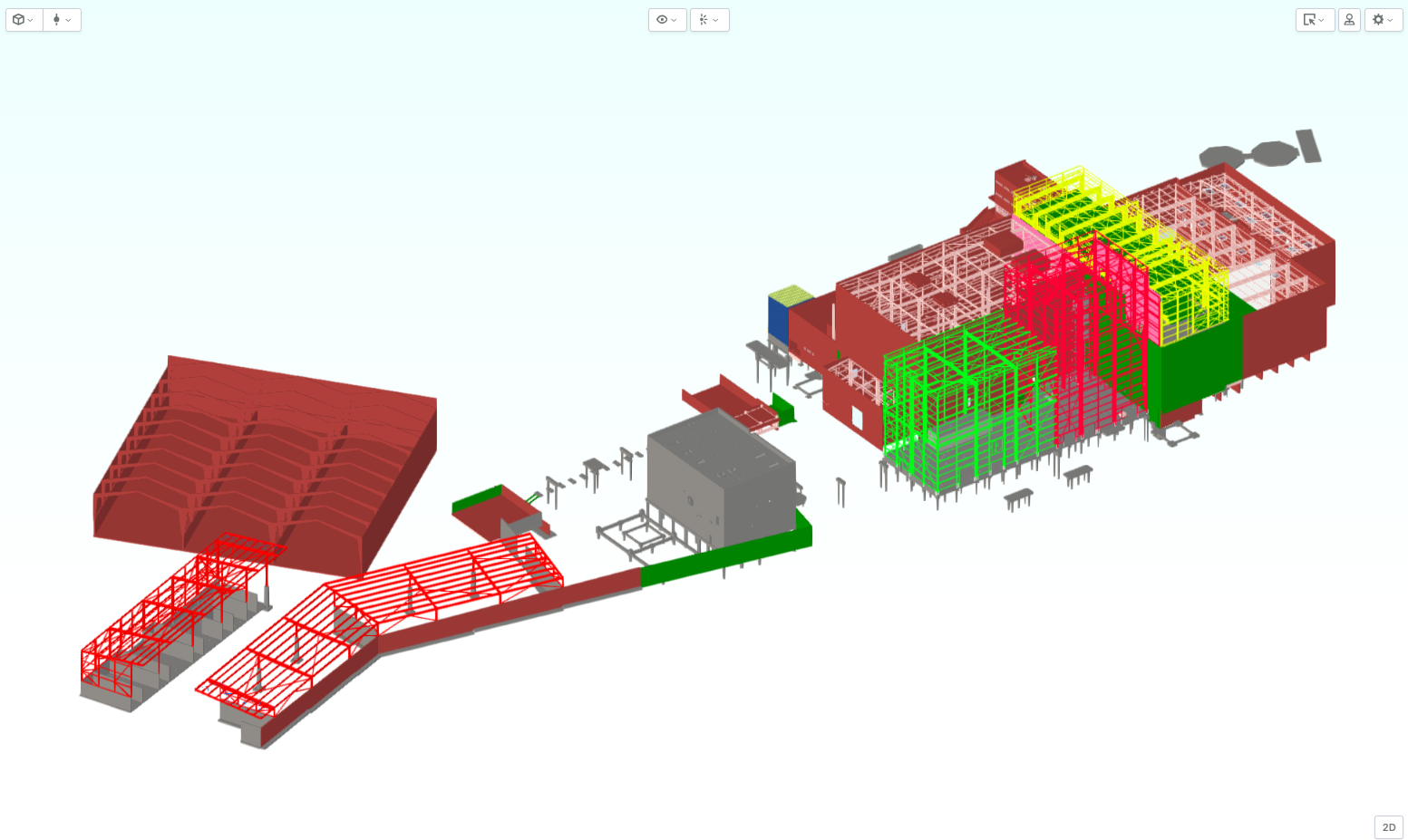 Structural BIM model of the Taden UVE renovation